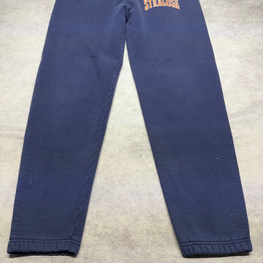 Syracuse Sweatpants Navy Blue XL Vintage 90s Fruit of the Loom Heavy Cotton Y2K - Picture 10 of 11